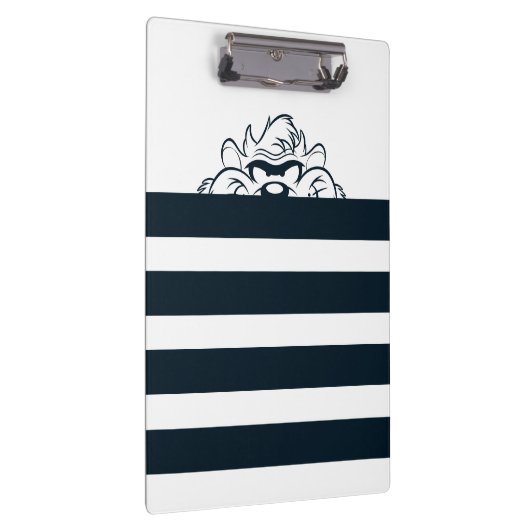 TAZ™ versteckt sich in Streifen Klemmbrett (Rechts)