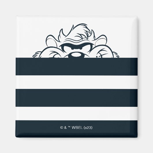 TAZ™ versteckt sich in Streifen Magnet (Vorne)