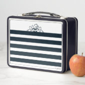 TAZ™ versteckt sich in Streifen Metall Brotdose (Beispiel)