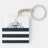 TAZ™ versteckt sich in Streifen Schlüsselanhänger (Rückseite)