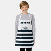 TAZ™ versteckt sich in Streifen Schürze (Getragen)