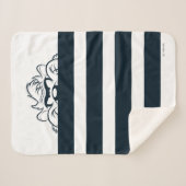 TAZ™ versteckt sich in Streifen Sherpadecke (Vorderseite (Horizontal))