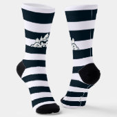 TAZ™ versteckt sich in Streifen Socken (Gewinkelt)