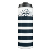TAZ™ versteckt sich in Streifen Thermosbecher (Vorderseite)