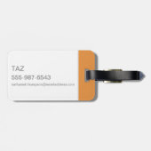 TAZ™ Whirling Tornado Gepäckanhänger (Rückseite horizontal)