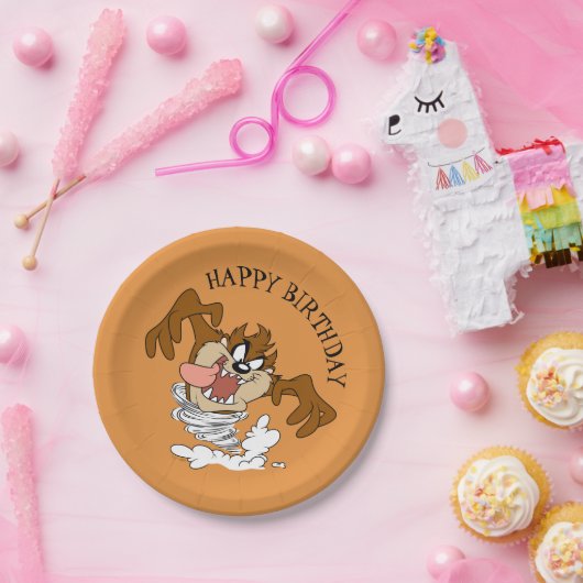 TAZ™ Whirling Tornado Pappteller (Party)