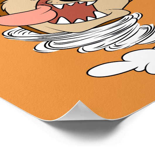 TAZ™ Whirling Tornado Poster (Ecke)