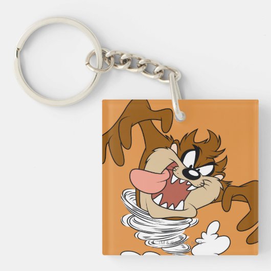 TAZ™ Whirling Tornado Schlüsselanhänger (Vorderseite)