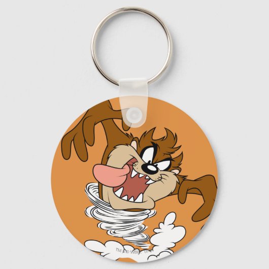 TAZ™ Whirling Tornado Schlüsselanhänger (Vorderseite)