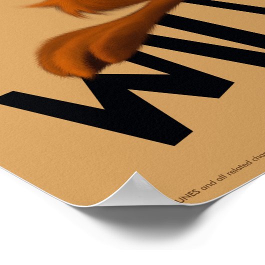 TAZ™ - Wilder Mann Poster (Ecke)