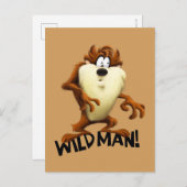 TAZ™ - Wilder Mann Postkarte (Vorne/Hinten)