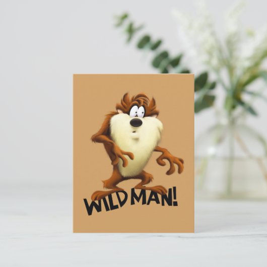 TAZ™ - Wilder Mann Postkarte (Stehend Vorderseite)