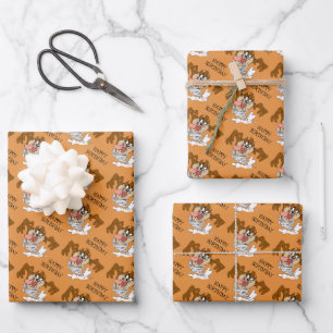 TAZ™ Wirbelsturm Tornado Geschenkpapier Set