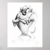 TAZ™ Zeichnend Poster (Vorne)