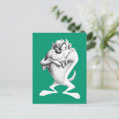 TAZ™ Zeichnend Postkarte (Stehend Vorderseite)