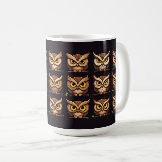 taza 9 buhos kaffeetasse (VorderseiteRechts)