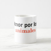 Taza amor por los animales kaffeetasse (Mittel)