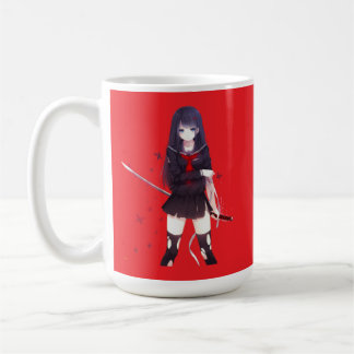 Taza anime roja kaffeetasse