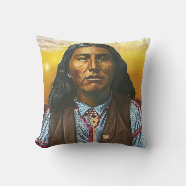 Taza Apache Chief Kissen (Vorderseite)