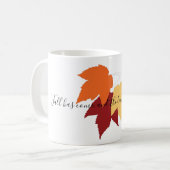 Taza "Arce de Otoño". Kaffeetasse (Vorderseite Links)