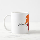 Taza "Arce de Otoño". Kaffeetasse (Links)