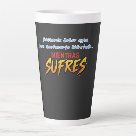 Taza bebe agua mientras sufres milchtasse (Vorderseite)