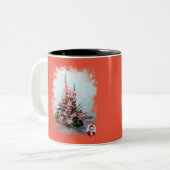Taza Bicolor Bodegón de flores Zweifarbige Tasse (Vorderseite Links)