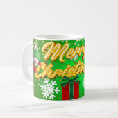 taza blanca Navideña Kaffeetasse (Vorderseite Links)