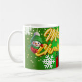 taza blanca Navideña Kaffeetasse (Links)