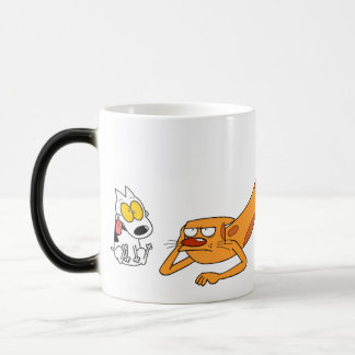 Taza Catdog y Rocko Verwandlungstasse