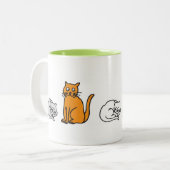Taza CATS Zweifarbige Tasse (Vorderseite Links)