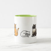 Taza CATS Zweifarbige Tasse (Mittel)