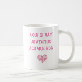 Taza celebrando la juventud kaffeetasse