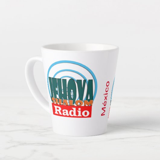 Taza chica Café Radio Jehova Shalom México Milchtasse (Linke Ecke)