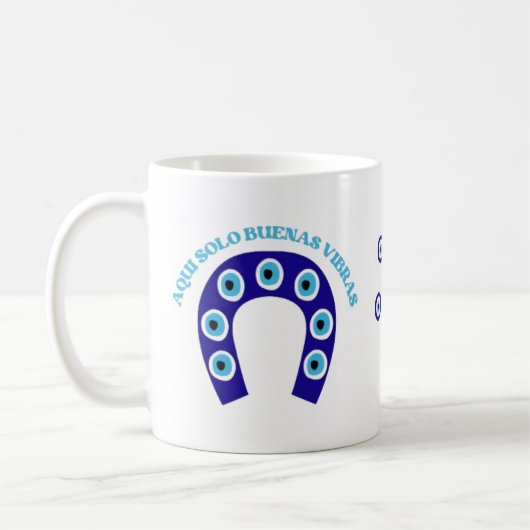 Taza Clásica con Diseño de Ojo Turco Kaffeetasse (Links)