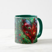 Taza Clásica Corazón Colección con Mucho Amor ❤️ Tasse (VorderseiteRechts)