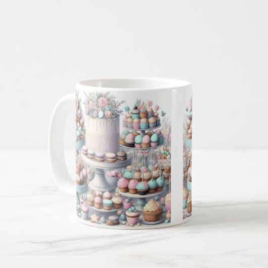 Taza Clásica Mesa Dulce Colección Tazas con Alma Kaffeetasse (Vorderseite Links)