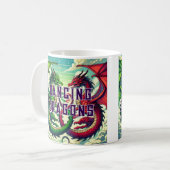 Taza Coffe DANCING DRAZON Kaffeetasse (Vorderseite Links)