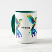 taza colibri multicolor tasse (Vorderseite Links)