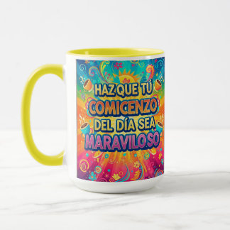 Taza Combo con Diseño “Haz Que Tu Comienzo del Día Tasse