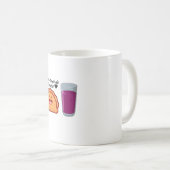Taza con api y pastel kaffeetasse (VorderseiteRechts)
