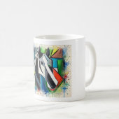 Taza con Arte Adstrato Kaffeetasse (VorderseiteRechts)