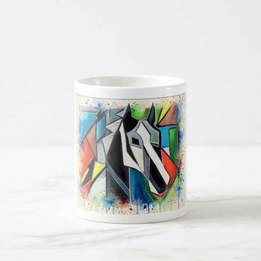 Taza con Arte Adstrato Kaffeetasse (Mittel)
