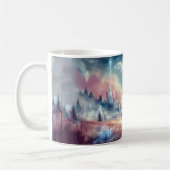 Taza con arte en acuarela — “Sueños Líquidos” Kaffeetasse (Links)
