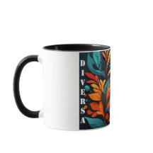 Taza con Arte Simbólico de Biodiversidad