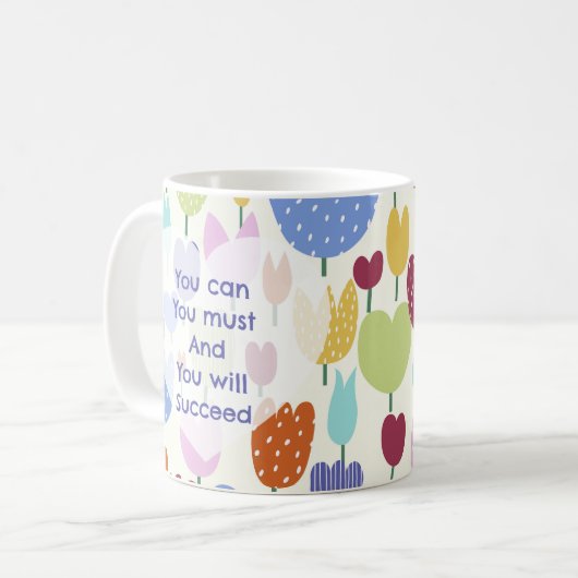 Taza con flores kaffeetasse (Vorderseite Links)
