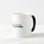 Taza con hermosa decoracion de navidad verwandlungstasse (VorderseiteRechts)