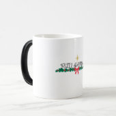 Taza con hermosa decoracion de navidad verwandlungstasse (Vorderseite Links)