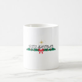 Taza con hermosa decoracion de navidad verwandlungstasse