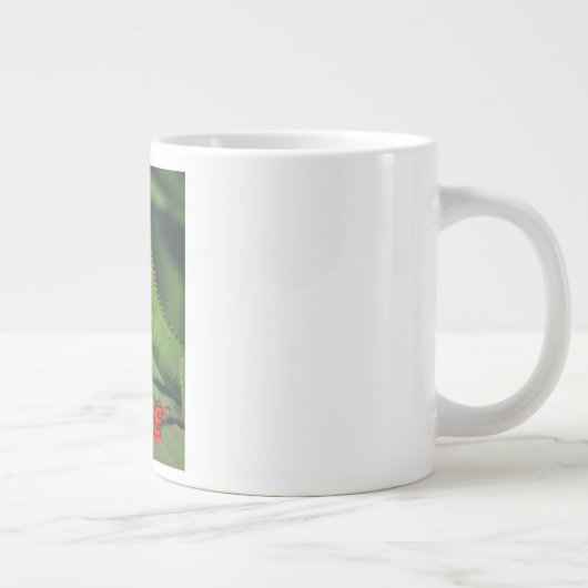 Taza con la foto de una iguana  Jumbo-Tasse (Rechts)